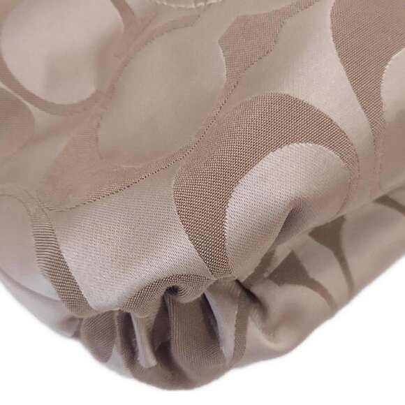 Auth COACH Daisy Poppy Signature Hobo F20064 Khaki Red Jacquard Patent Leather - Picture 6 of 12